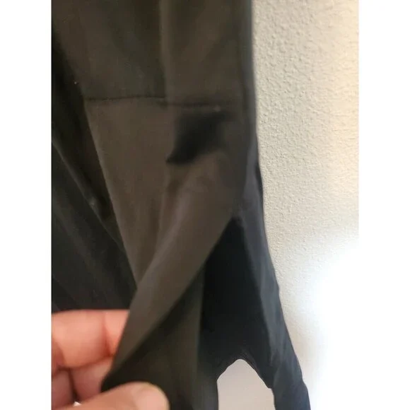 Lemaire Straight Slip Dress Black Designer Cotton Womens Size Medium - Picture 8 of 16